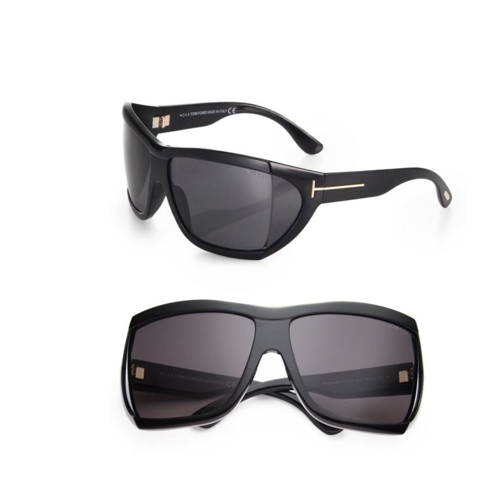 Tom Ford TF402 Black Sedgwick 62mm Squared Mask